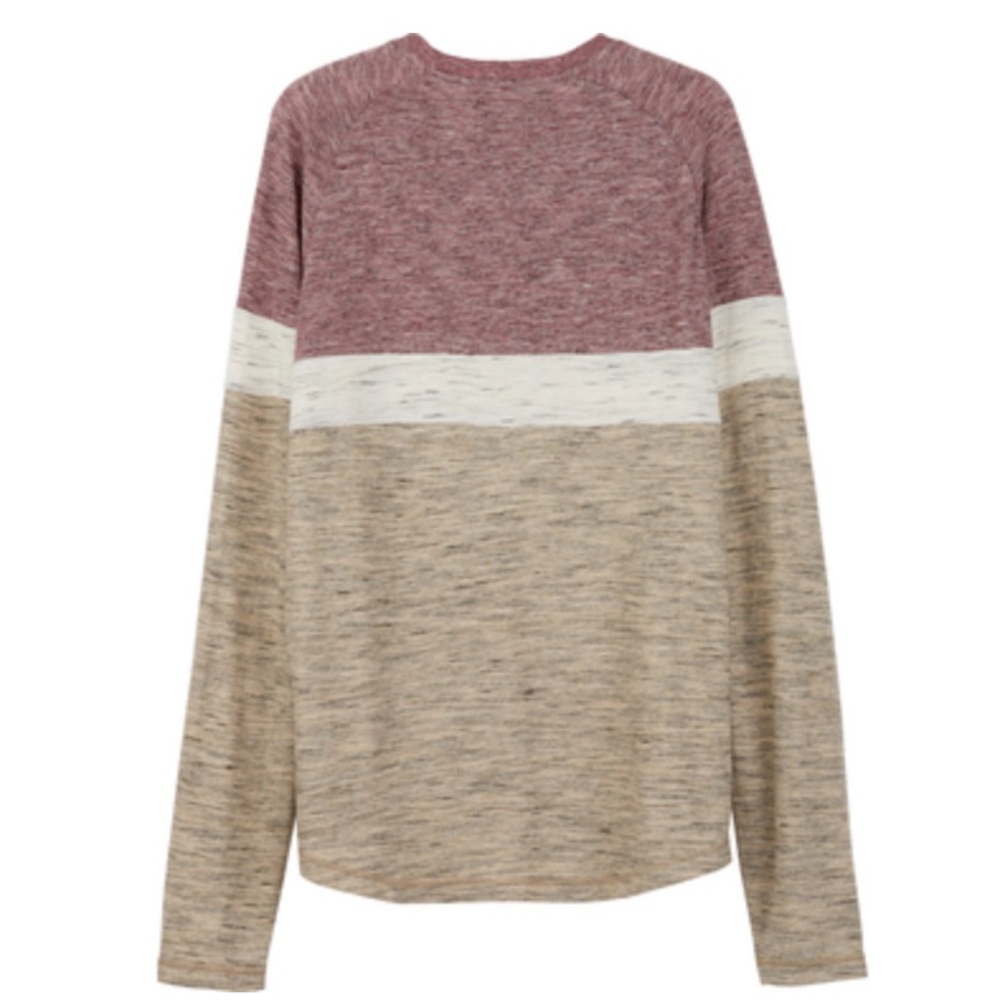 🆕 Alpha Beta Men’s Colorblock Raglan Sweater - Picture 2 of 8